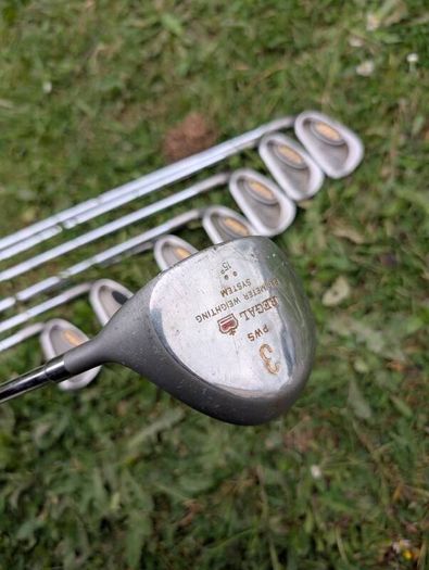 Left handed ping golf clubs and bag