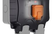 BG Electrical Outdoor Double Switched Power Wall Plug Socket, Weatherproof, Nexus Storm, Grey, 13A, IP66 Rated, WP22