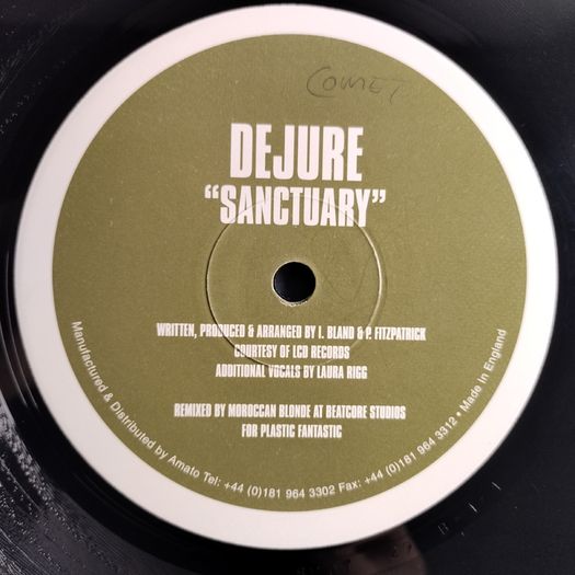 Dejure - Sanctuary - Spot On Records - Late 90s BANGIN Trance CLASSIC!!