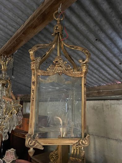 Heavy brass lantern