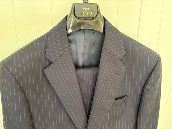 Hawes & Curtis 1913 navy Suit 40S