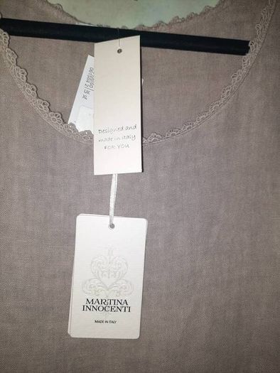 Martina Innocenti 100% Linen Shift Dress , New With Tags ,Size 14
