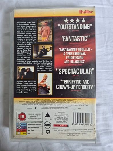 Sexy Beast Vhs Ex Rental