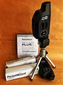 Flash Trigger, 2 x PocketWizard PlusX radio trigger transceiver