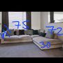 grey corner suite Image 2