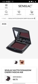 Brand new Semilac Matt eyeshadow Cherry Mocha 408 Free post
