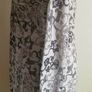 Sandwich Designer Dress Grey & Black Floral Size S. Lined. Measurements in Description Can Post Image 3