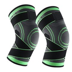 Adjustable Knee Support Braces Pair (2pcs) Lightweight & Durable | Sports & Daily Use | New