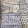 Large dog crate with bed Image 3