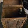 Antique wooden wine box.  PRICE DROP. T Image 5