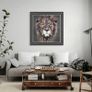 Brand New - Artko Kendi Lion - Large Framed Picture Image 3