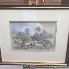 Art - James Mc Connell- Vintage Watercolour.