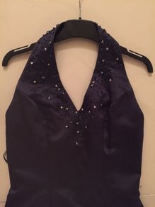 Dark navy debs dress