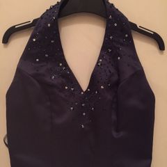 Dark navy debs dress