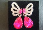 Beautiful Butterfly Drop Earrings.