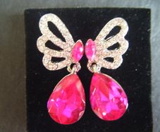 Beautiful Butterfly Drop Earrings.