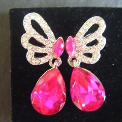 Beautiful Butterfly Drop Earrings.