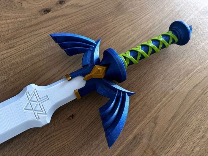 Master Sword Life-Size 3D Printed Zelda Sword | 89 cm