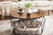New Round Industrial Design Coffee Table - FREE P&amp;P