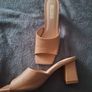 Shoes/Ladies Black and Beige Peeptoe .. Size: 4 UK Image 3