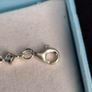 Eclipse Sterling Silver Link Bracelet Blue Clear CZ Boxed Image 4