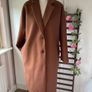 coat Bnwt brown coat Made in Italy brand size small Image 2