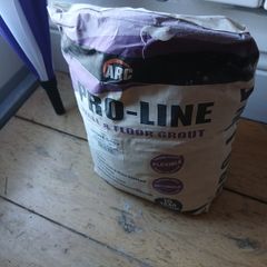 wall and floor grout. stone grey