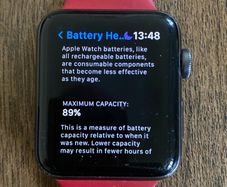 Apple Watch Series 3 - 42mm - 89% battery health