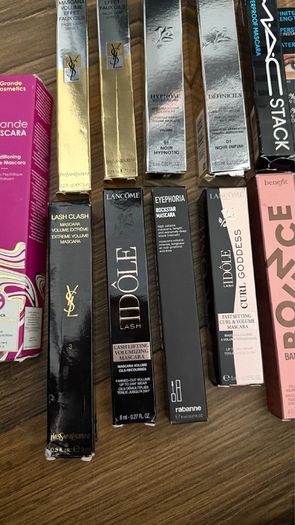 Luxury high end mascara, Lancome, YSL, grande cosmetics,MAC, benefit VIEVE,Prada, Rabanne