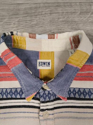 Edwin Japan Tribal Patchwork Shirt Mens M/L