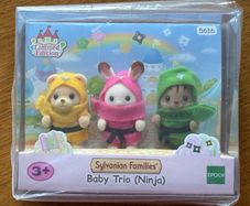 Sylvanian Families 5616 Baby Trio Ninja