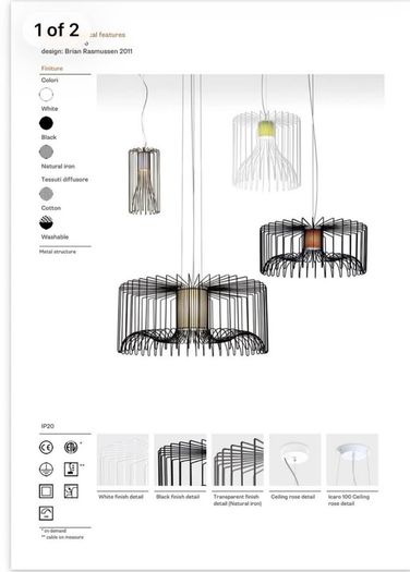 Modo Luce Icaro Slim Pendant Light