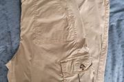 Ladies Beige Cargo Trousers