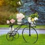 Sturdy 3 Tier Metal Tricycle Plant Stand Stylish Indoor & Garden Display Image 4