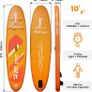 Inflatable Stand Up Paddle Board 10.6 Inch x 10 x 30 Inch x 6 Inch with Premium SUP Paddle Board Accessories And Backpack, Ultra Light, Wide Stable Design (FREE SHIPPING) Image 2