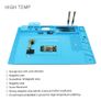 Magnetic Heat Insulation Silicone Pad Desk Mat Maintenance Platform 45x30cm Image 3
