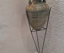 Floor Vase with metal stand