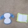 Stitch and Keroppi plush keychains with mini notebooks Image 2