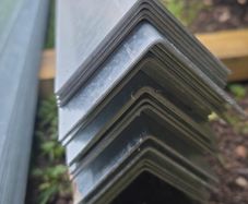 L-shape galvanised profile