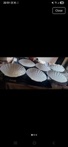 Very collectable,rare, Vintage French Scallop Dishes