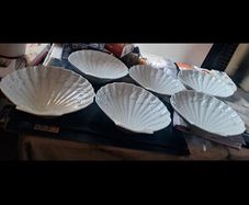 Cery collectable,rare, Vintage French Scallop Dishes