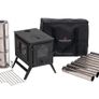 Robens Hunter Bell Tent Stove - Flame View Image 4