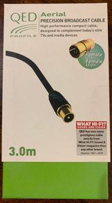 QED Aerial Precision Broadcast Cable 3m Brand New and Sealed