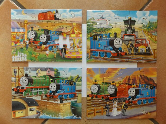 4 Tell A Story Puzzles Ravensburger Thomas And Friends 4 Jigsaw Puzzles ...