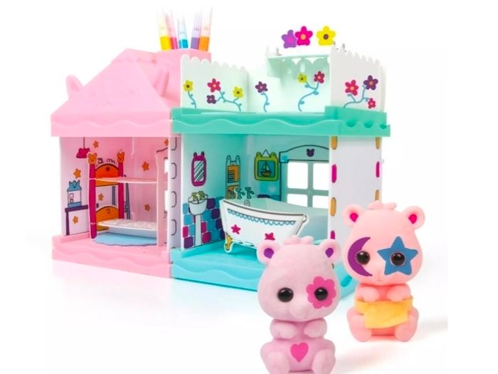 Fuzzikins Home Makers Family Home Playset