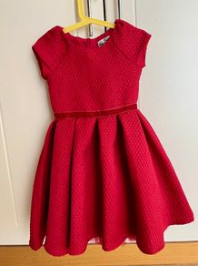 Girls red dress 6 years old