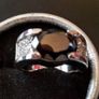Gents Designer 18ct White Gold Filled Ring Image 2