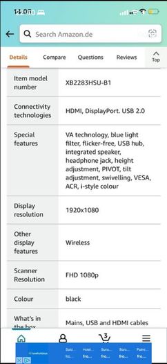 21.5" iiyama prolite Monitor