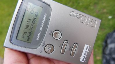 Diamond Rio 500 Mp3 Player 64MB Silver Violet Y2K Vintage MP3 2000 Tested
