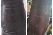 Antique Irish Pewter Gill Measures